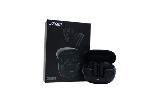 JEMIP AUDÍFONOS BASIC EARBUDS STORM PODS JPHP2812 NEGRO