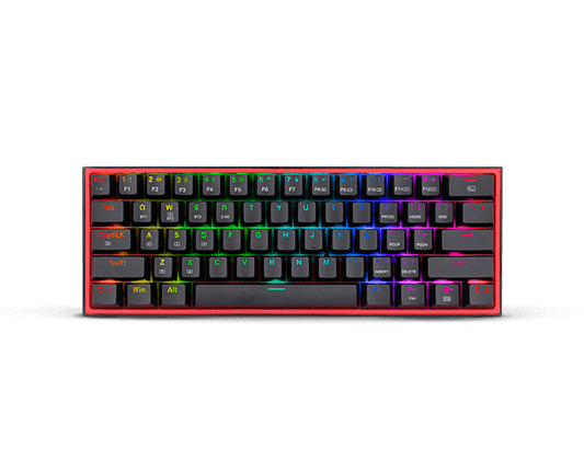Redragon Teclado Mecánico 60% Fizz Pro K616 Bt Usb-C Rgb Switches Red