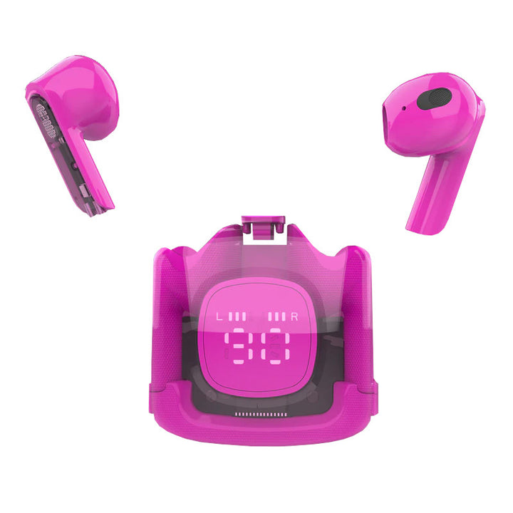Moonki Audífonos Inalámbricos Tws50 Rosa Bluetooth 5.0
