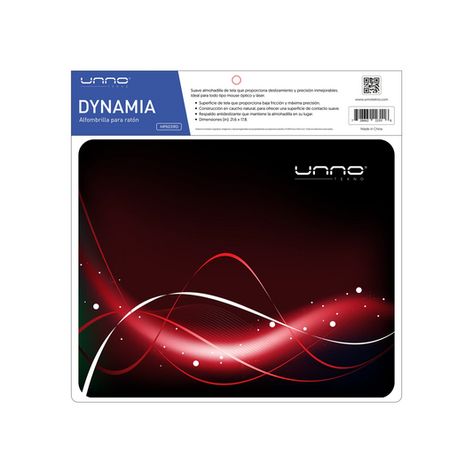 UNNO TEKNO MOUSEPAD DYNAMIA 3 ROJO MP6031