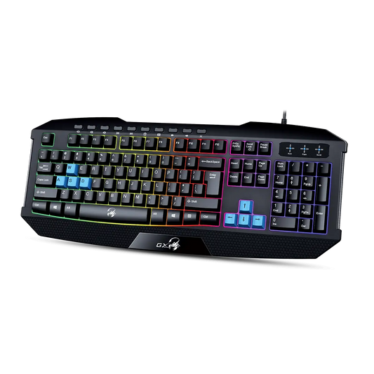 GENIUS TECLADO GAMING SCORPION K215 RGB ALAMBRICO NEGRO