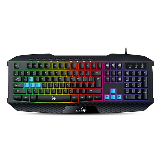 GENIUS TECLADO GAMING SCORPION K215 RGB ALAMBRICO NEGRO