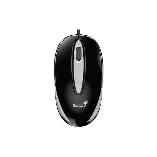 GENIUS MOUSE ÓPTICO RS2 DX-MINI 3 BOTONES LED USB NEGRO