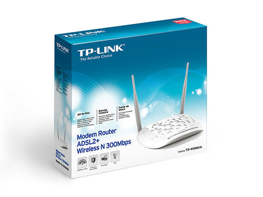 TP LINK MODEM ROUTER 3000MBPS N ADSL2+ TDW8961N