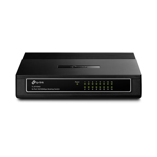 TP LINK SWITCH DE ESCRITORIO 16 PUERTOS 10/100MBPS TLSF1016D