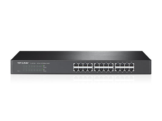 TP LINK SWITCH DE 24 PUERTOS 10/100MBPS PARA MONTAJE EN RACK