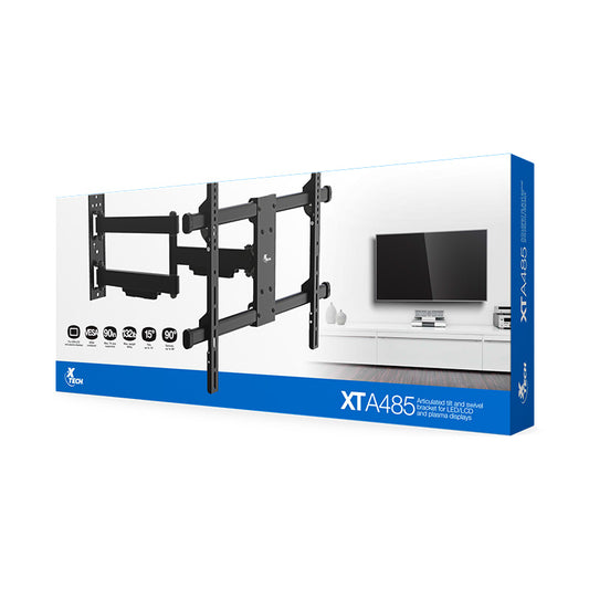 XTECH BASE PARA TV ARTICULADA GIRATORIA 37 A 90” 60KG XTA485