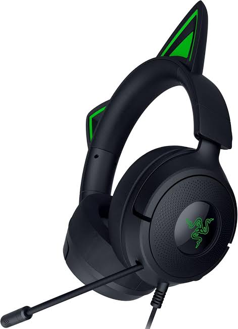 Razer Audifono Kraken Kitty V3 X Edicion Gatito 7.1 Envolvente Negro