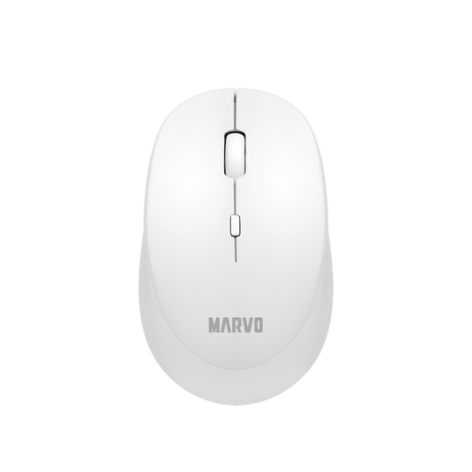 Marvo Mouse Inalambrico Wm103 1600 Dpi 3 Botones Blanco