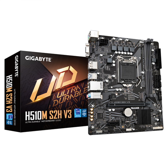 GIGABYTE TARJETA MADRE H510M S2H LGA 1200 10-11 GEN MICRO ATX