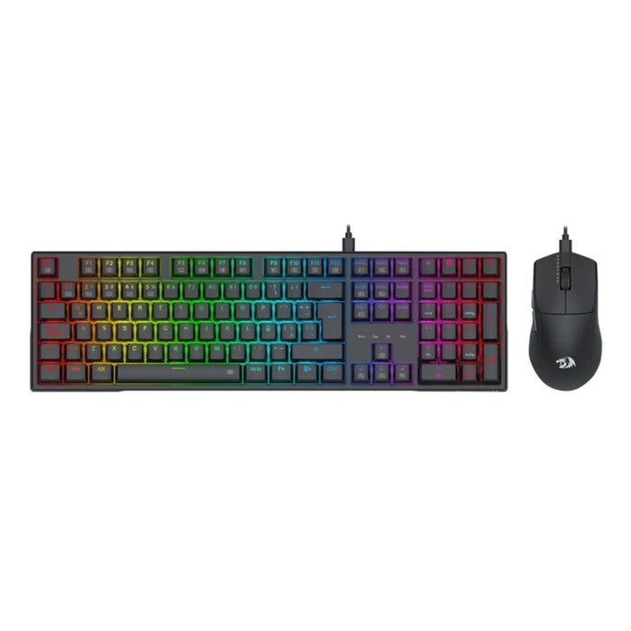 Redragon Kit Teclado Mecánico Y Mouse King Rgb Kitm724