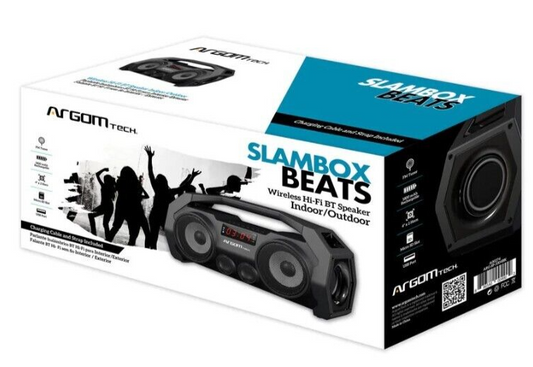 ARGOM TECH CORNETA SLAMBOX BEATS HIFI BLUETOOTH USB