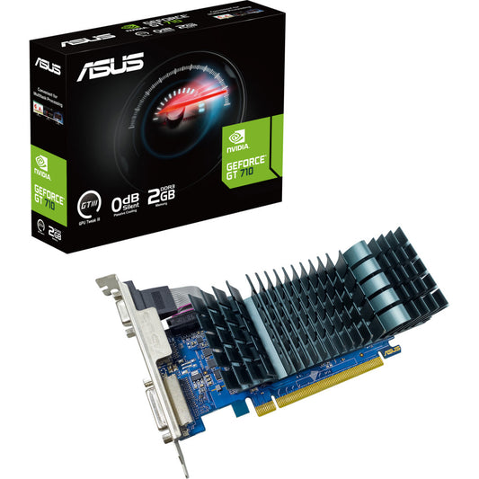 ASUS TARJETA DE VIDEO GT710 2GB DDR5 VGA DVI